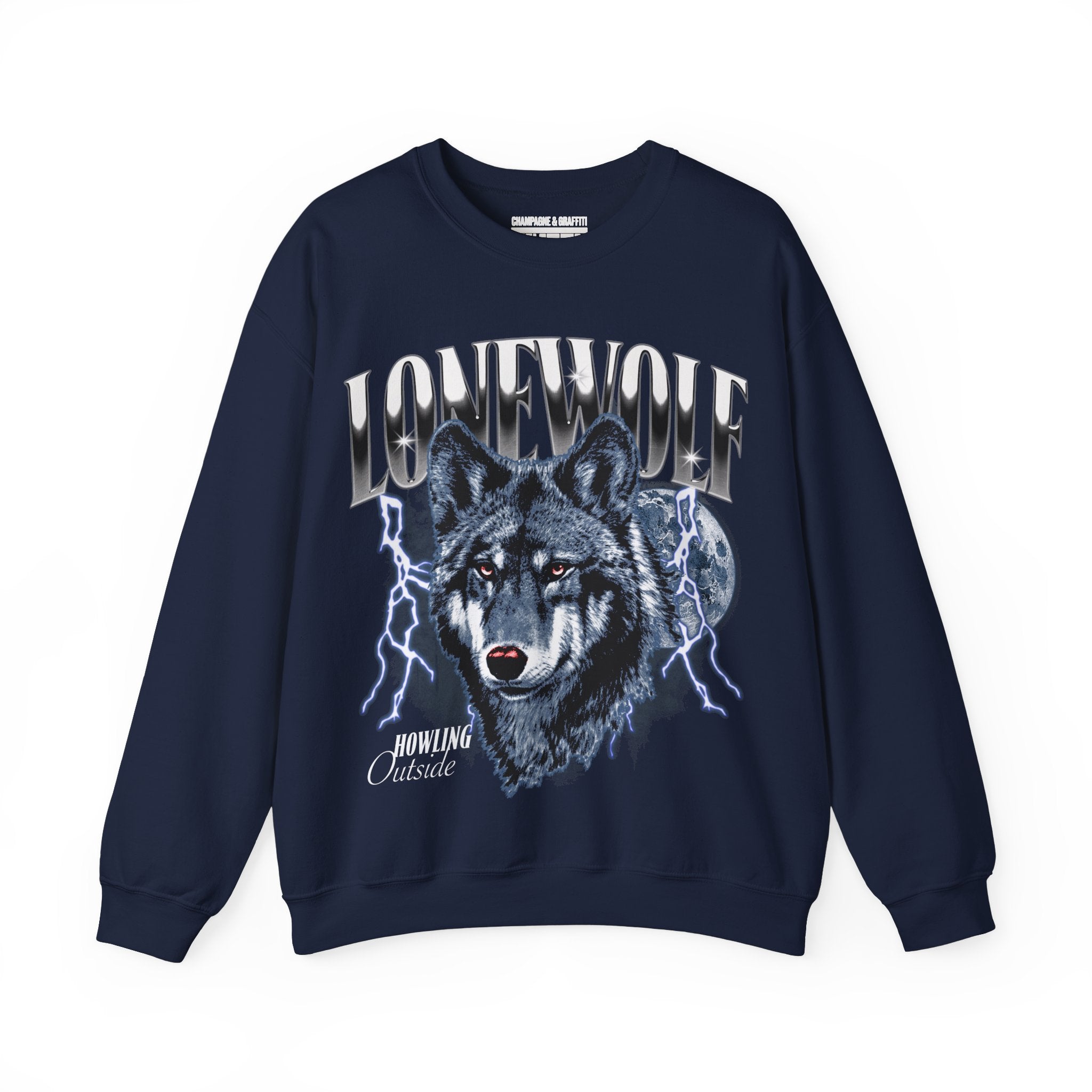 the Ti'Jean shop "LONE WOLF" crewneck sweater