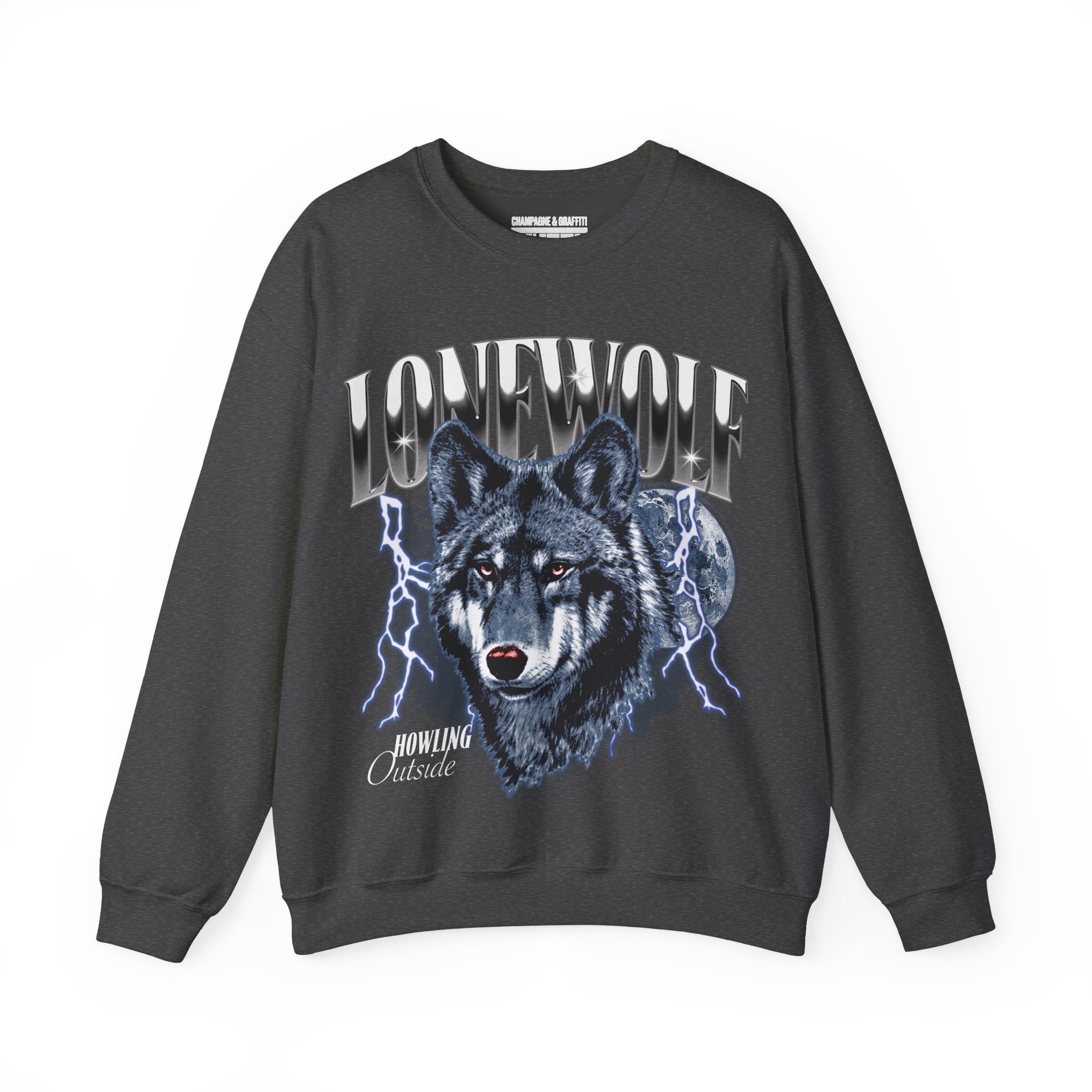 the Ti'Jean shop "LONE WOLF" crewneck sweater