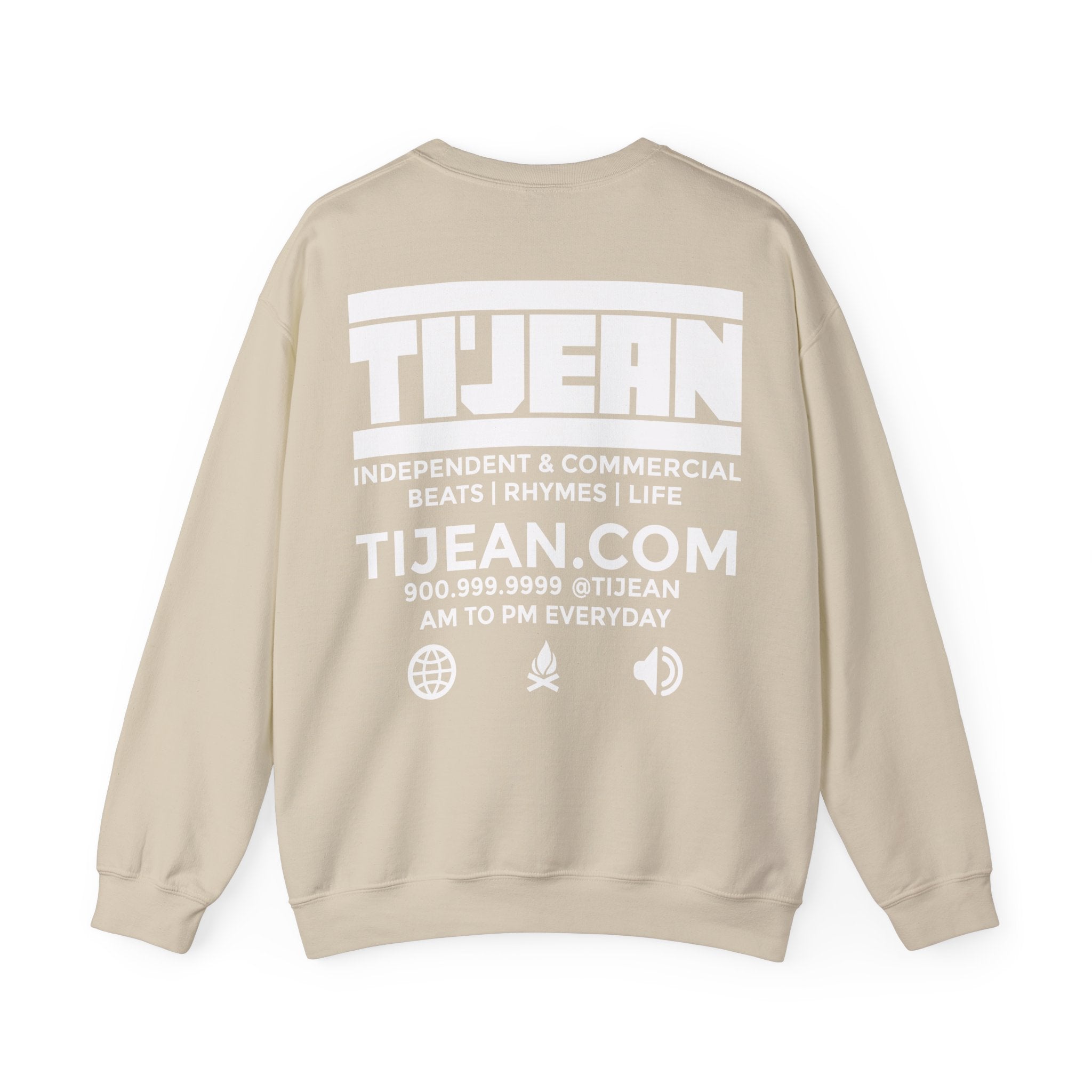 the Ti'Jean shop "WORK" crewneck sweater