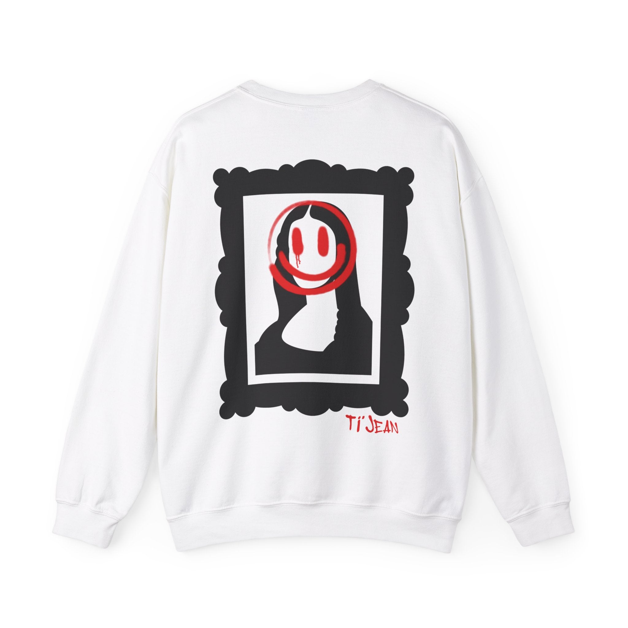 the Ti'Jean shop "EXHIBIT T: SPRAY PAINT" crewneck sweater