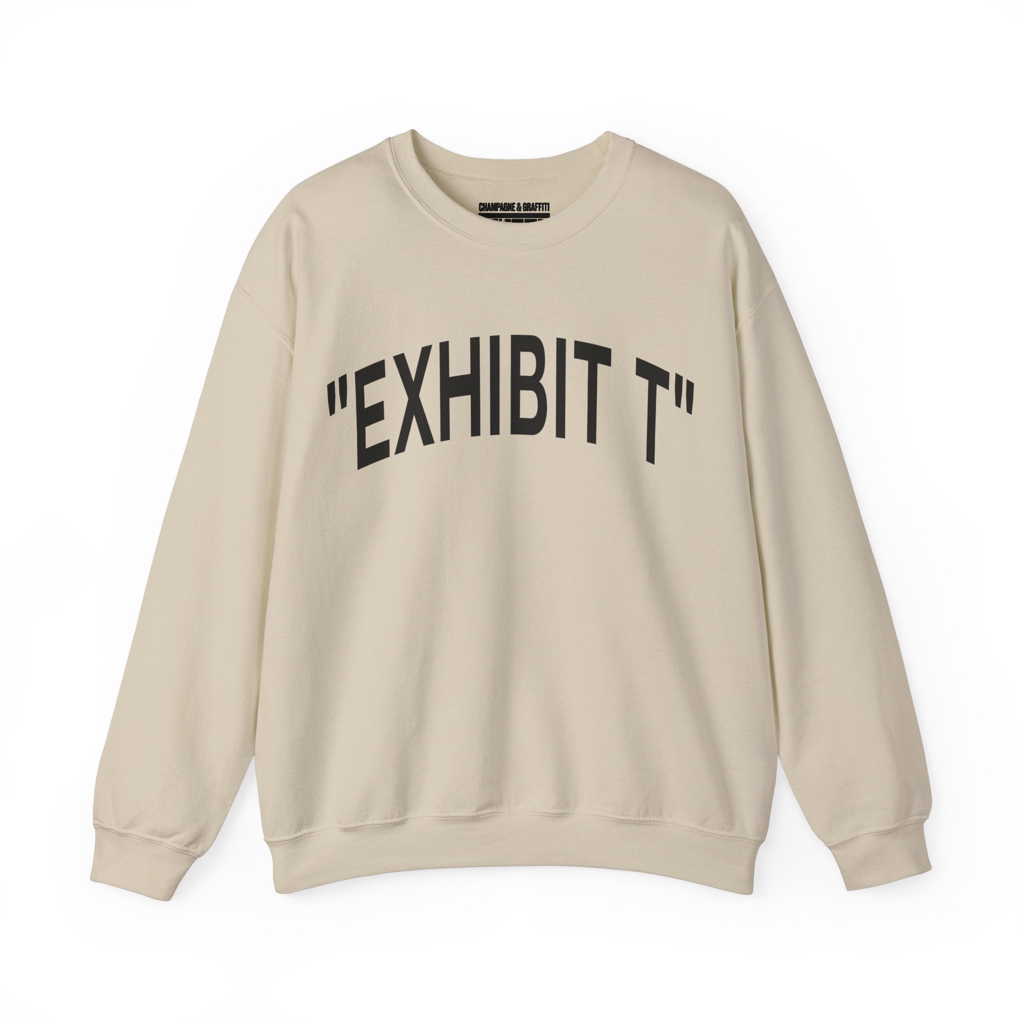 the Ti'Jean shop "EXHIBIT T: SPRAY PAINT" crewneck sweater