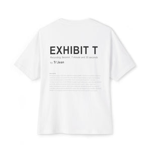 the Ti'Jean shop "EXHIBIT T: ART PLACARD" tee