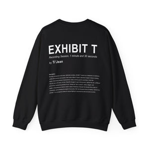 the Ti'Jean shop "EXHIBIT T: ART PLACARD" crewneck sweater