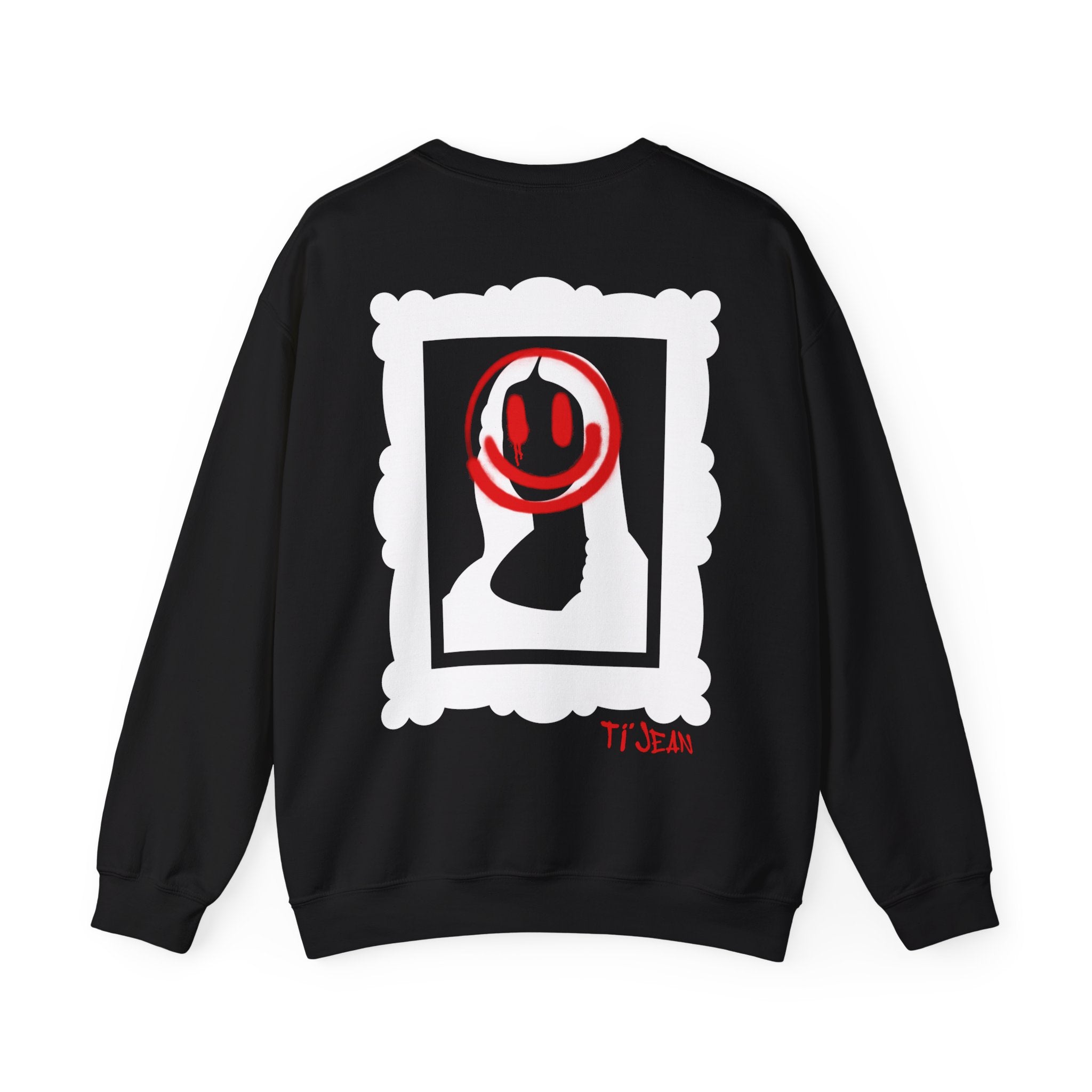 the Ti'Jean shop "EXHIBIT T: SPRAY PAINT" crewneck sweater