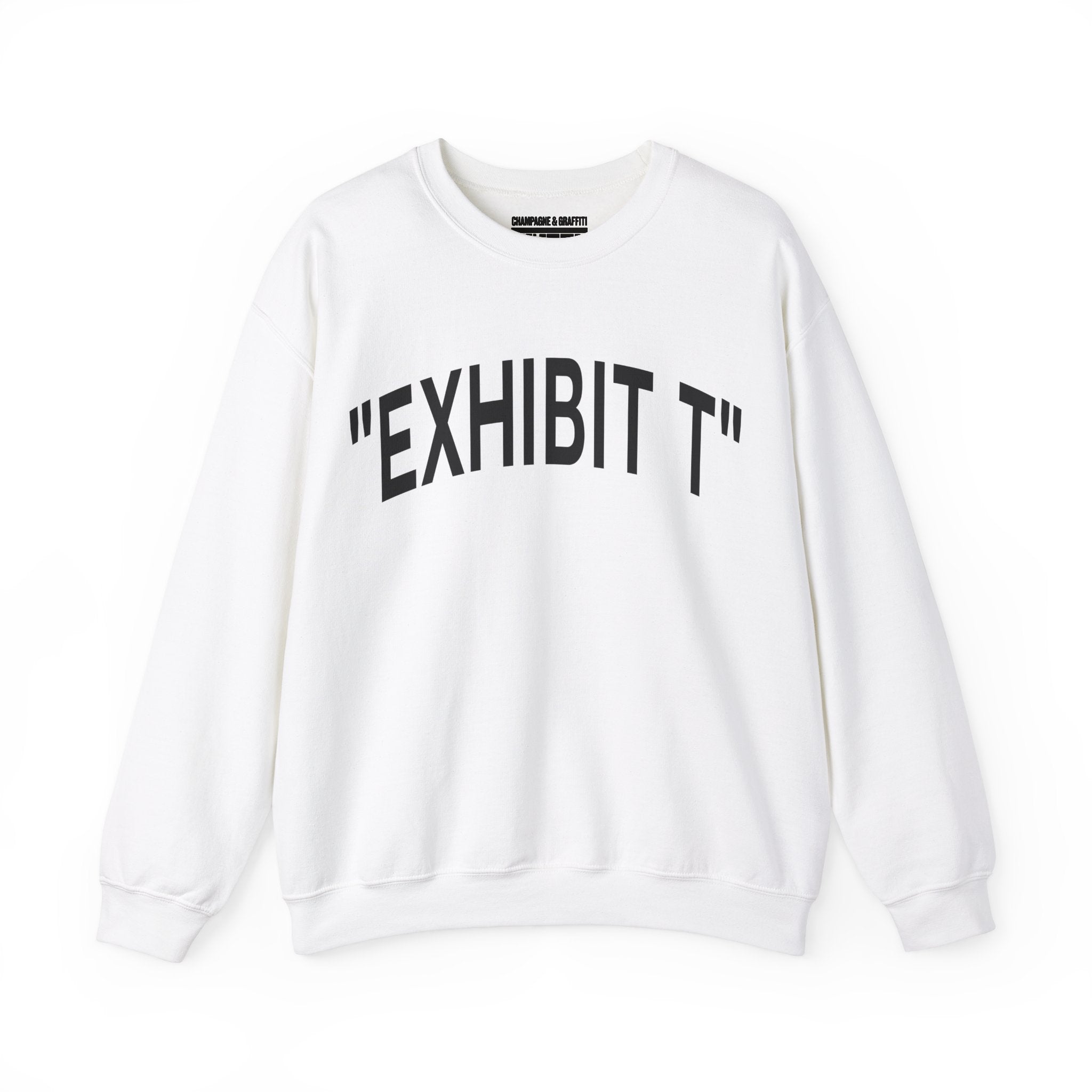 the Ti'Jean shop "EXHIBIT T: SPRAY PAINT" crewneck sweater