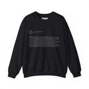 the Ti'Jean shop "EXHIBIT T: ART PLACARD" crewneck sweater