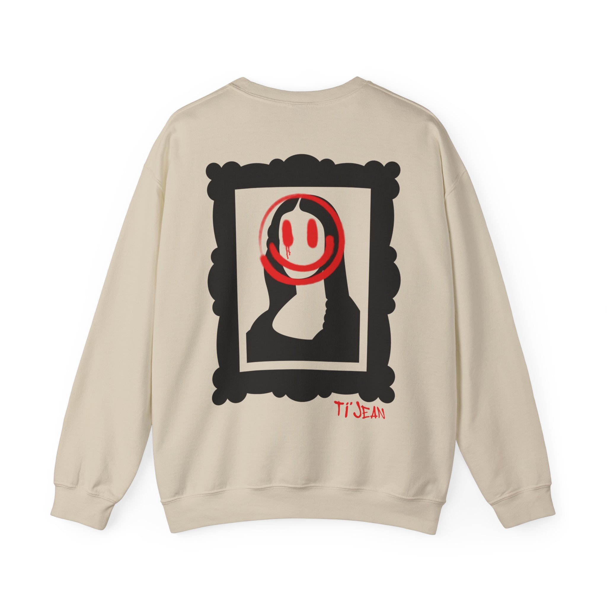 the Ti'Jean shop "EXHIBIT T: SPRAY PAINT" crewneck sweater